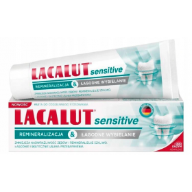 LACALUT SENSITIVE REMINERALIZACJA I ŁAGODNE WYBIELANIE PASTA DO ZĘBÓW 75 ML